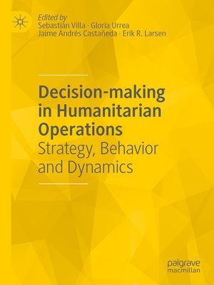 cover image of Decision-making in Humanitarian Operations